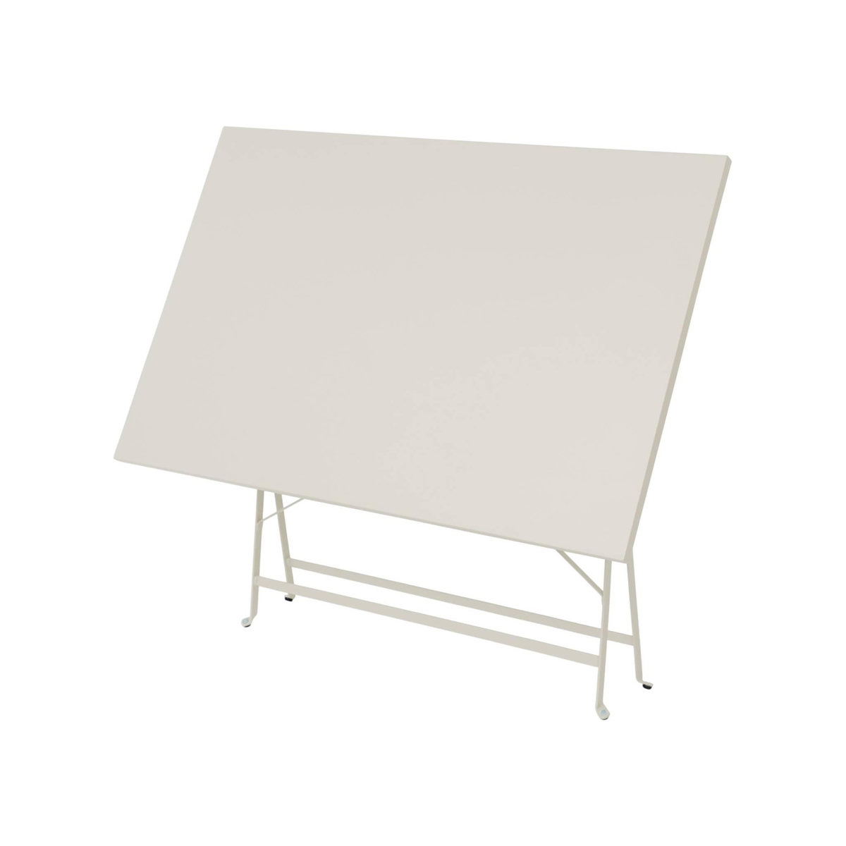 SWEEEK Table de jardin bistrot pliable - Emilia rectangle - Table rectangle 110x70cm en acier thermolaqué