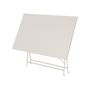 Voir la diapositive 3 : SWEEEK Table de jardin bistrot pliable - Emilia rectangle - Table rectangle 110x70cm en acier thermolaqué