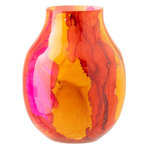 Paris Prix Photophore Déco en Verre  Rio  20cm Orange