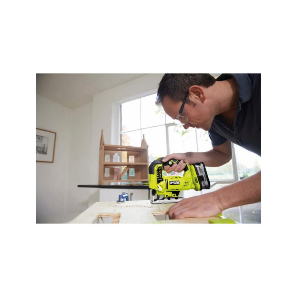 Ryobi Scie sauteuse pendulaire RYOBI 18 V One+ - Sans batterie ni chargeur - R18JS-0