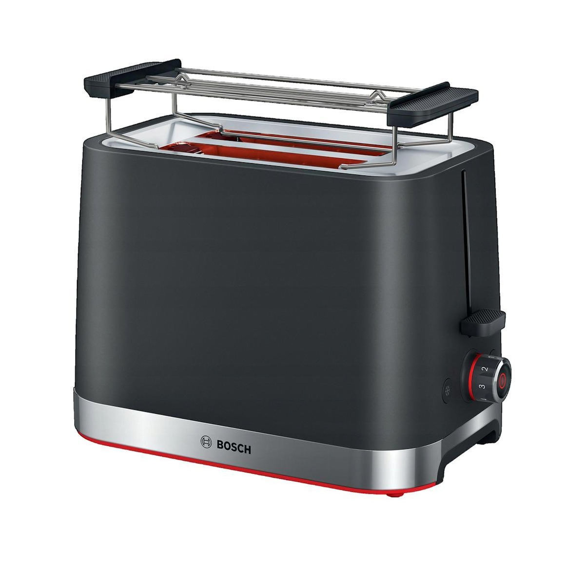 BOSCH Grille-pain Bosch TAT4M223 Noir acier inoxydable 2 tranches