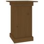 Voir la diapositive 2 : VIDAXL Support a fleurs Marron miel 40x40x60 cm Bois de pin solide