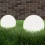 VIDAXL Lampes a LED sous forme de boule 4 pcs Spherique 20 cm PMMA