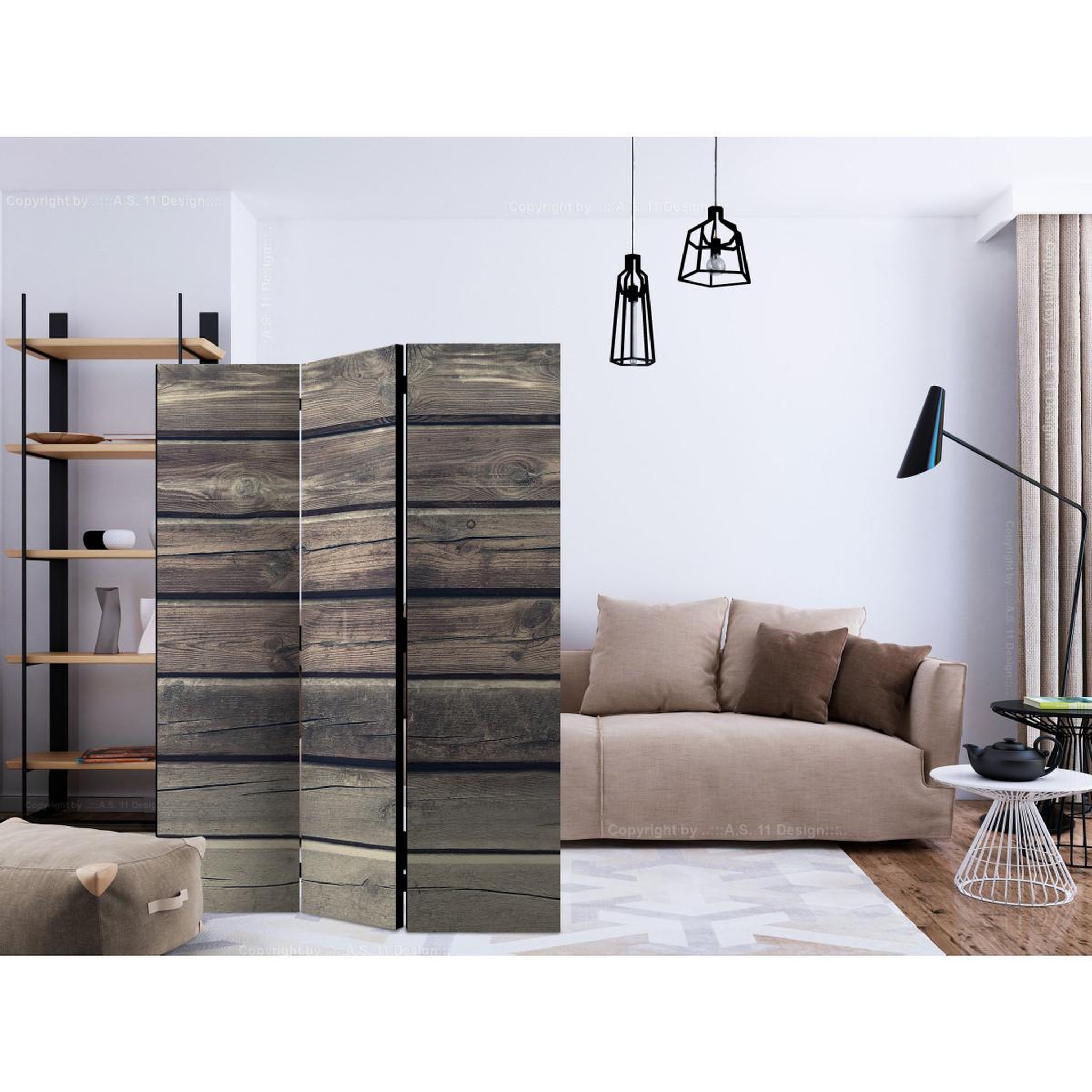 Voir la diapositive 2 : Paris Prix Paravent 3 volets  country style  135x172cm