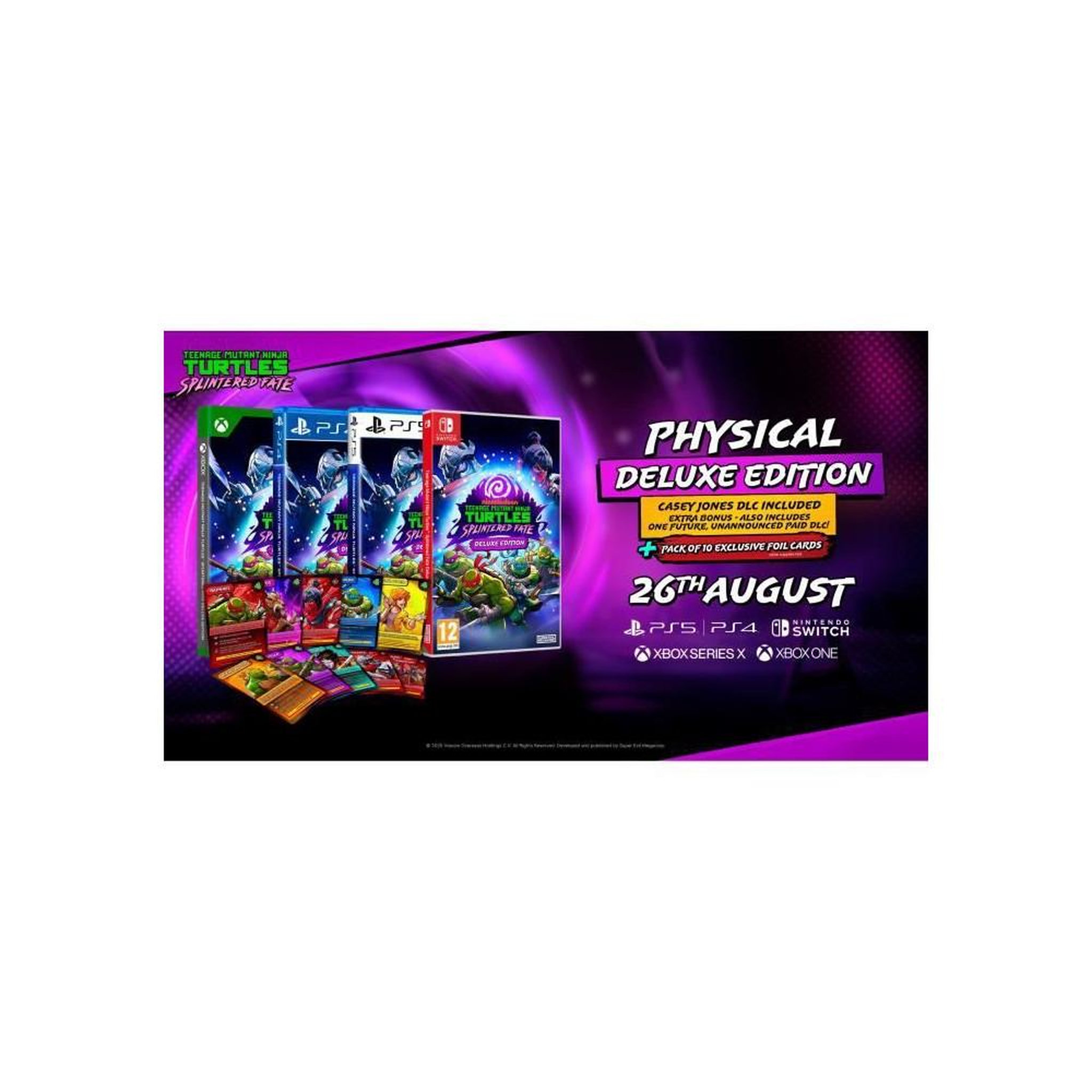 Voir la diapositive 2 : Just for games TMNT Splintered Fate - Edition Deluxe - Jeu Nintendo Switch