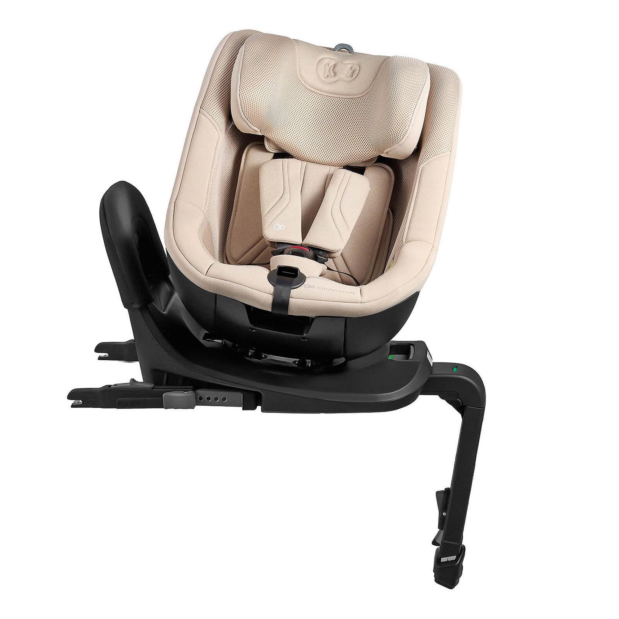 Voir la diapositive 4 : KINDERKRAFT Siège auto rotatif i-size avec sécurité renforcée et inclinaison facile tissu