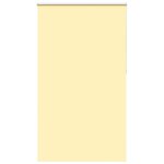 VIDAXL Store enrouleur occultant jaune largeur du tissu 126,6 cm