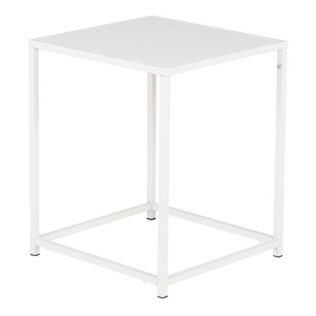 Paris Prix Table d'Appoint en Métal  Staal  45cm Blanc