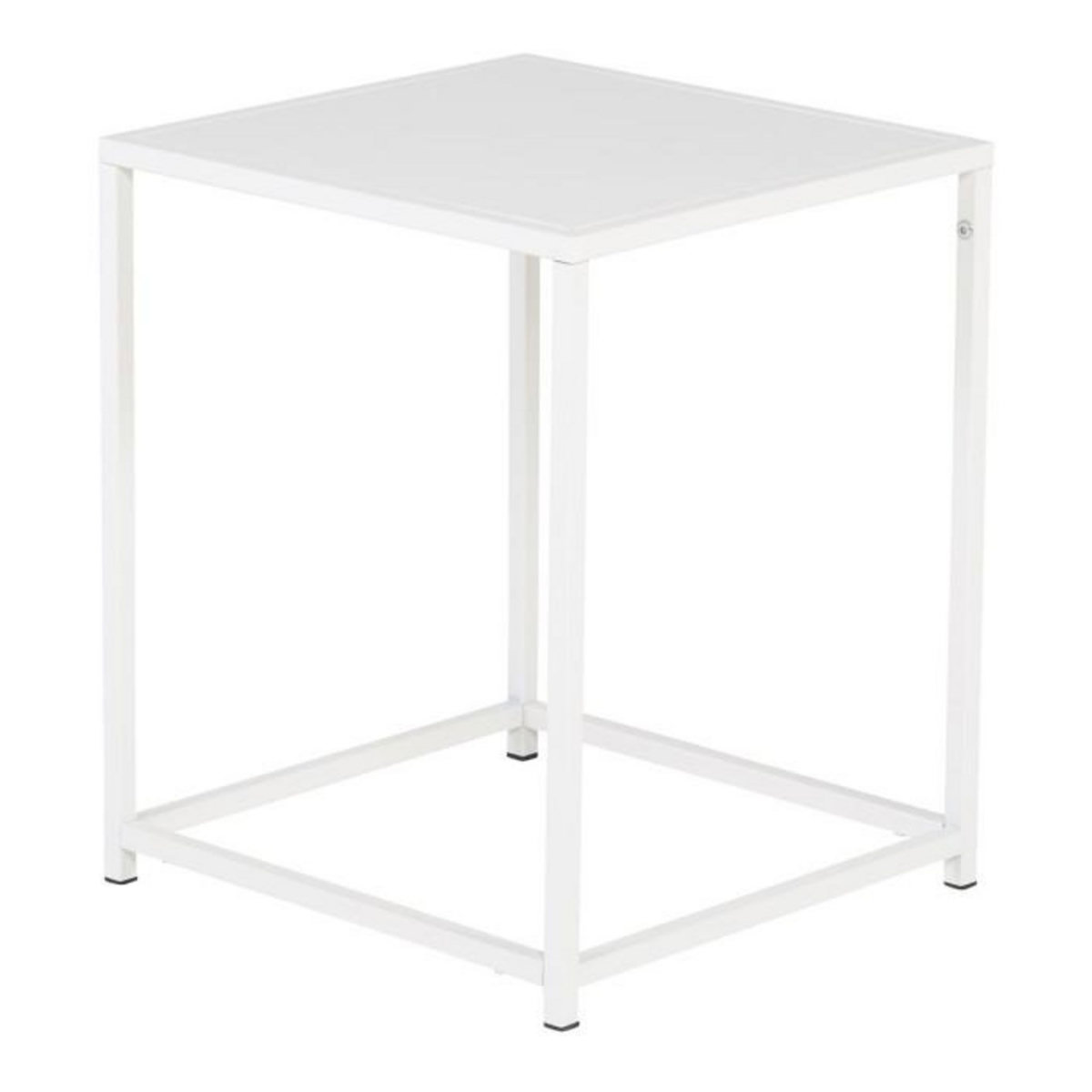 Paris Prix Table d'Appoint en Métal  Staal  45cm Blanc