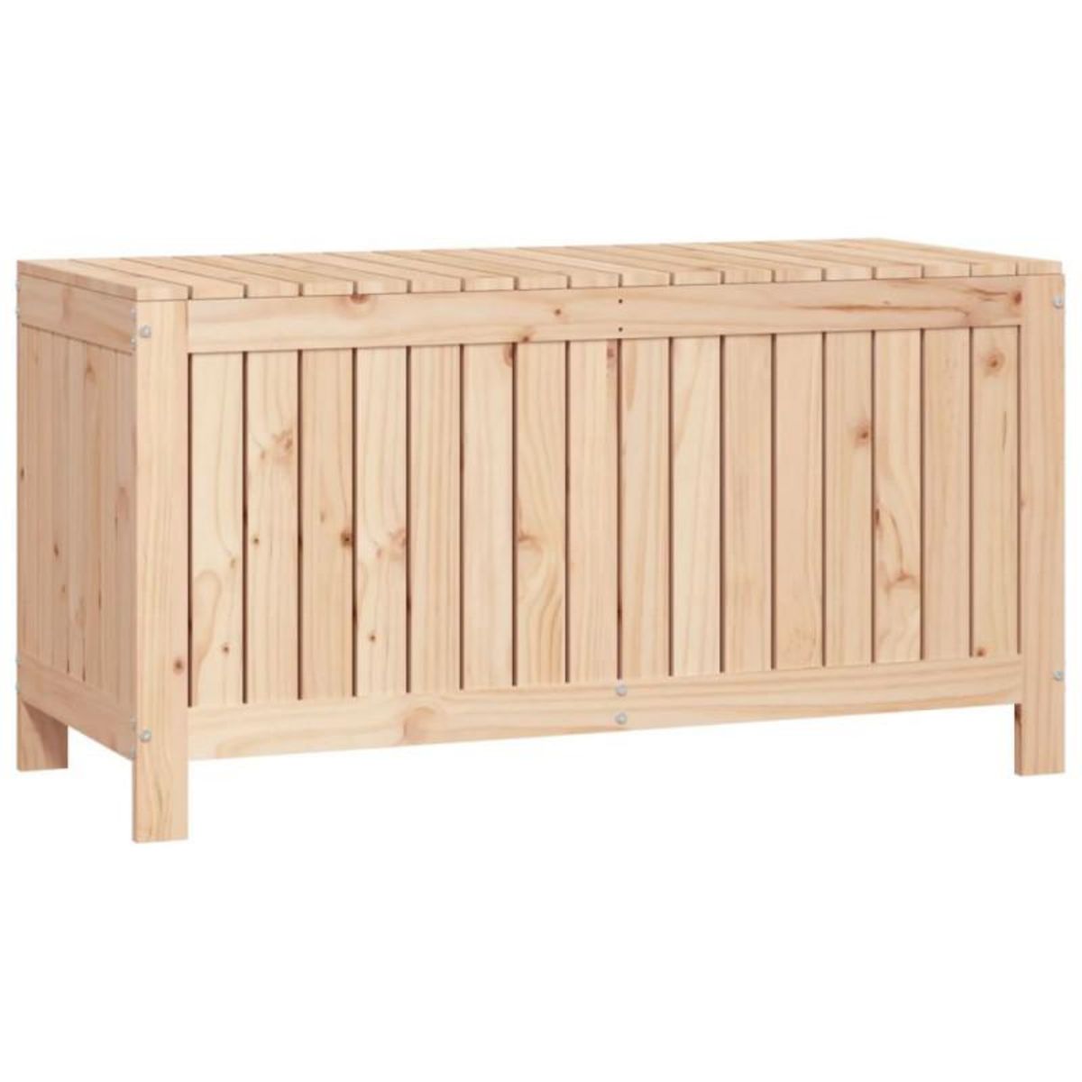 VIDAXL Boîte de rangement de jardin 115x49x60 cm Bois massif de pin