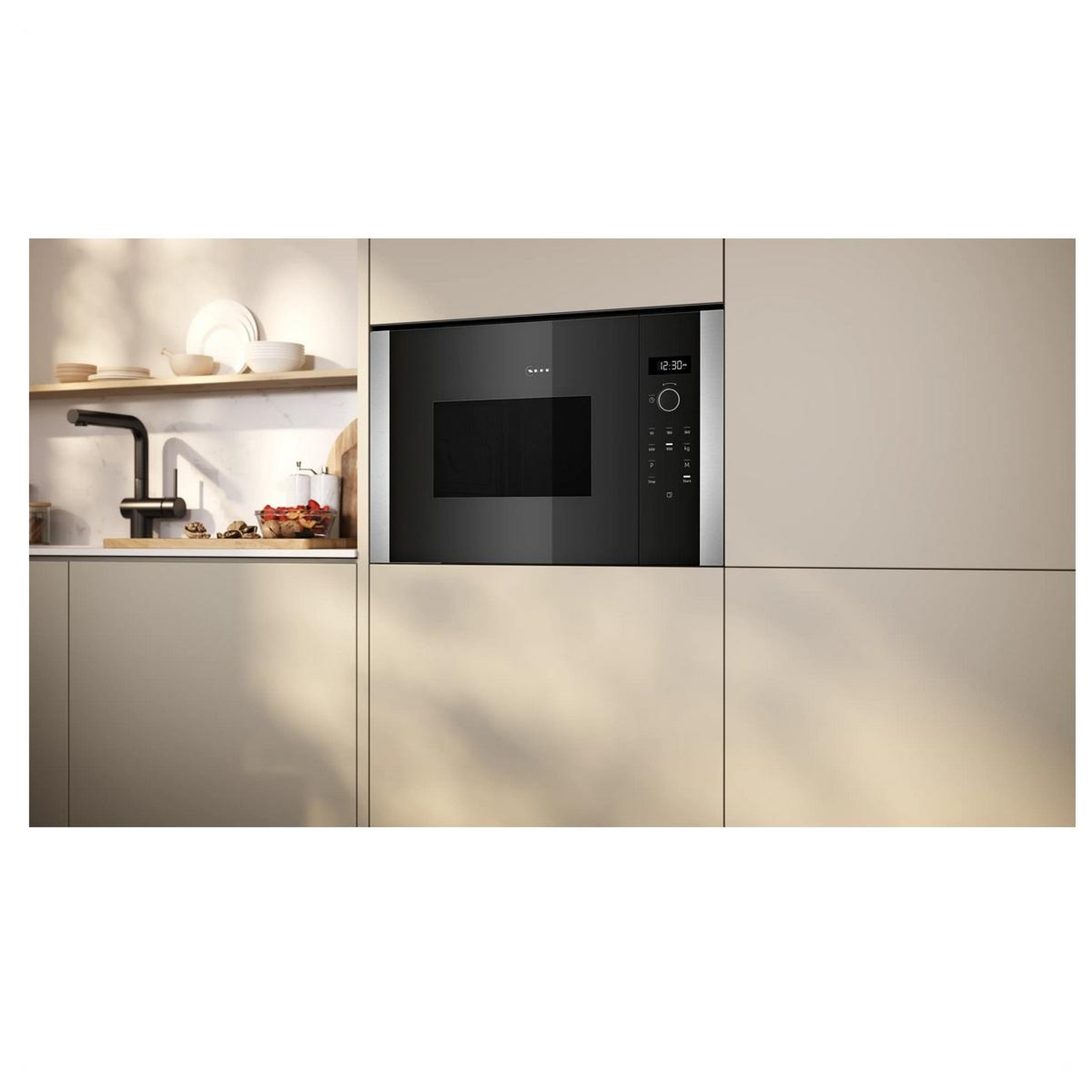 Voir la diapositive 6 : Neff Micro-ondes encastrable 25l 1450w noir - hlawd53n1f
