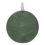 ATMOSPHERA Bougie Boule à LED  Molia  12cm Vert