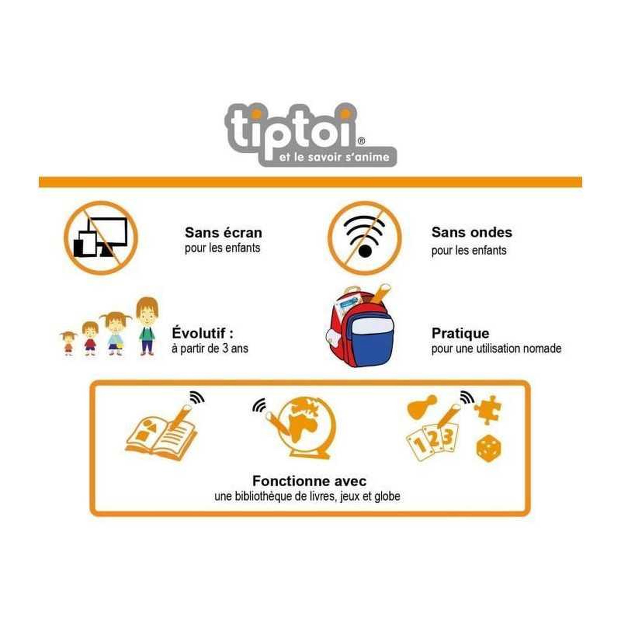 Voir la diapositive 3 : RAVENSBURGER tiptoi, Livre interactif, Mon premier livre de vocabulaire anglais, 6ans, 13099002, Ravensburger