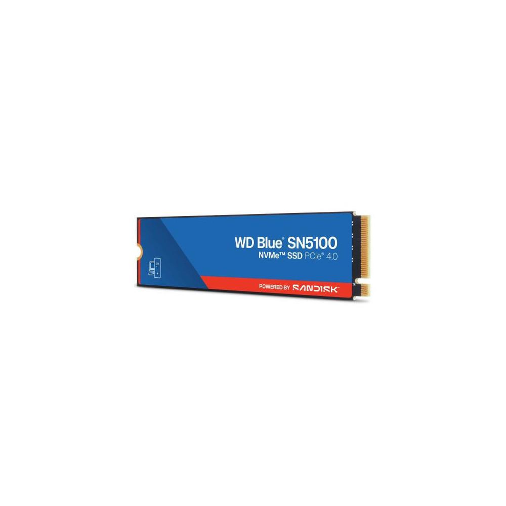 Western Digital Western digital wd blue sn5100 4 to ssd interne nvme m.2 2280 pcie 4.0 x4, jusqu'à 6900/6700 mo/s