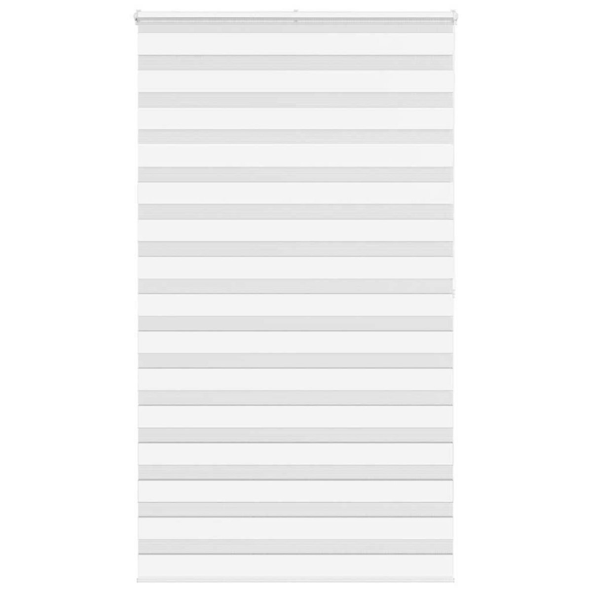 VIDAXL Store zebre blanc 120x200 cm largeur du tissu 120,9cm polyester