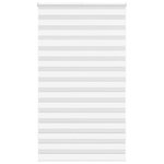 VIDAXL Store zebre blanc 120x200 cm largeur du tissu 120,9cm polyester