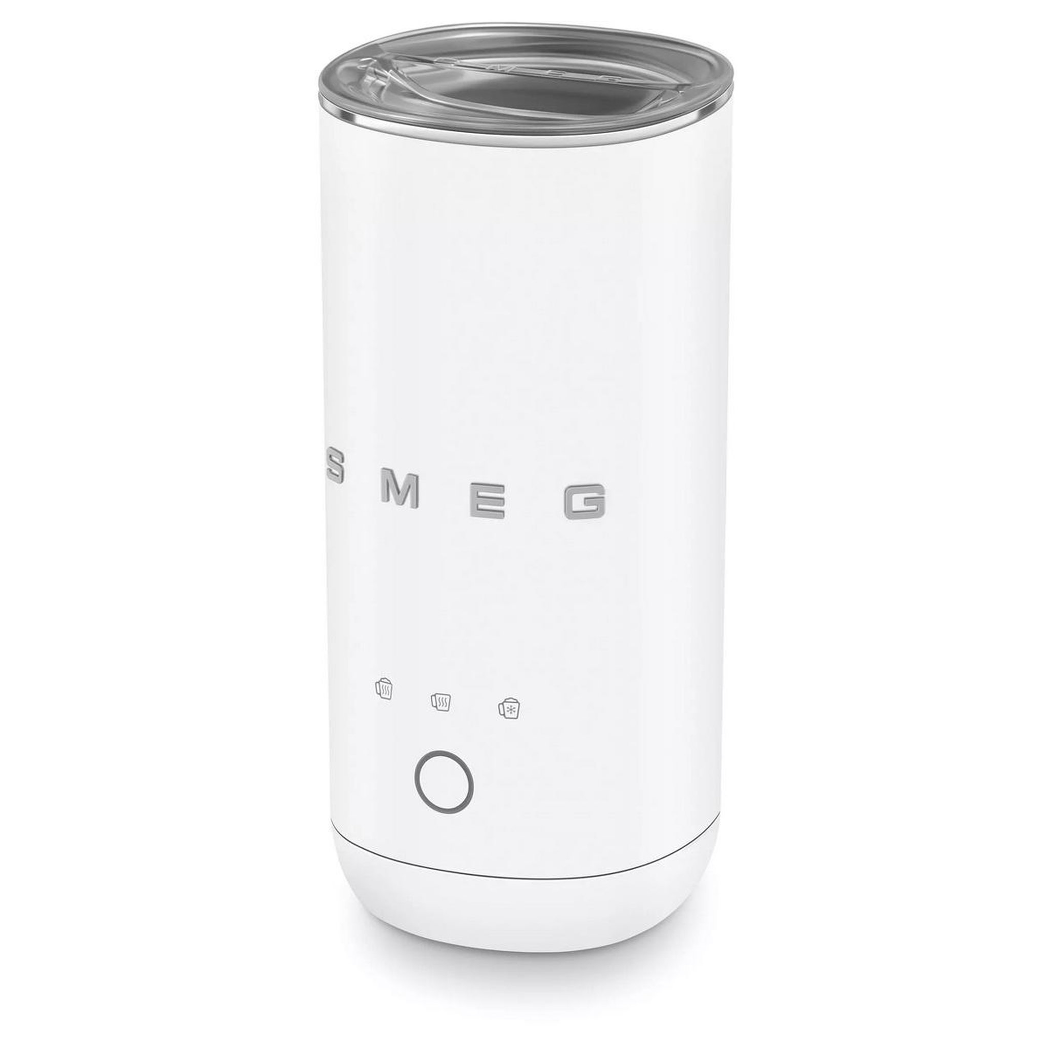 Voir la diapositive 2 : SMEG Emulsionneur de lait 500w 0.18l blanc - mff02whmeu