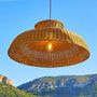 Voir la diapositive 2 : Lumisky Suspension d'extérieur DARMA Beige Rotin D80 cm