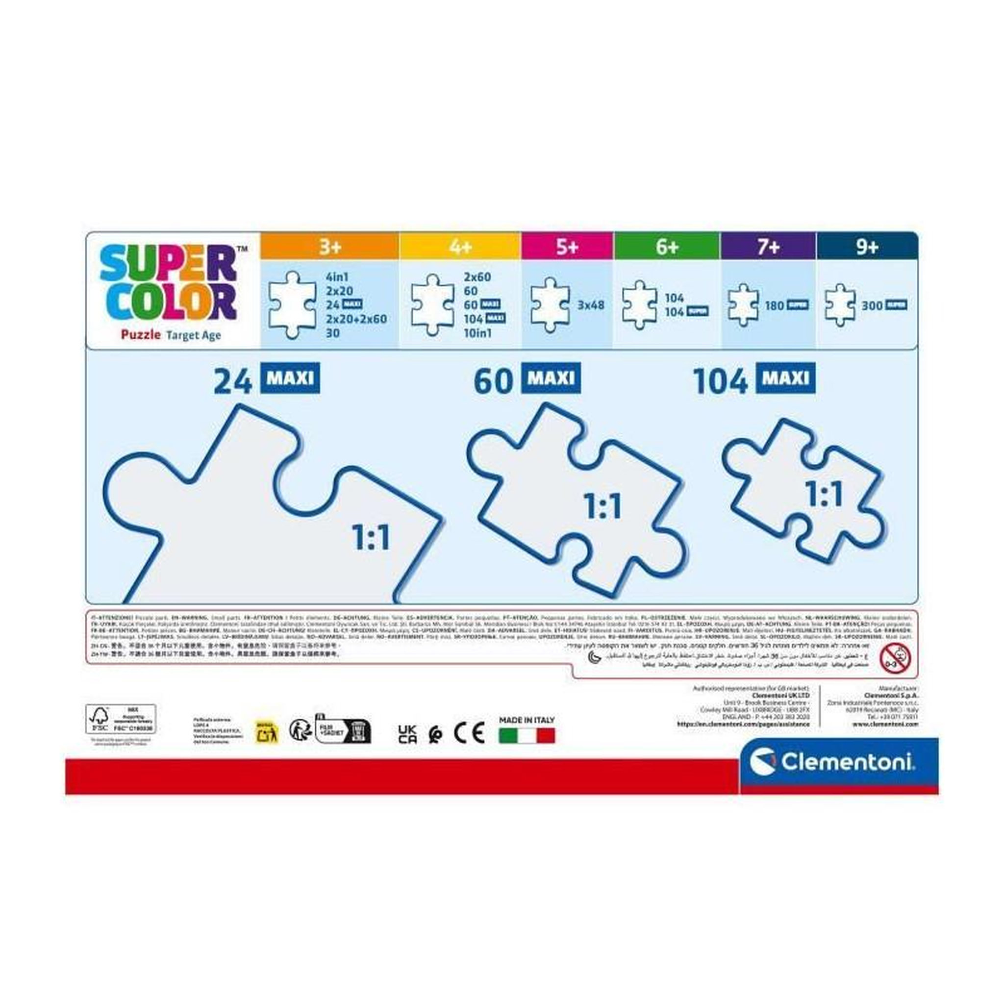 Voir la diapositive 3 : CLEMENTONI Puzzle enfant 24 pièces Maxi – Iron Man et ses amis – Grand format – Dès 3 ans – Clementoni