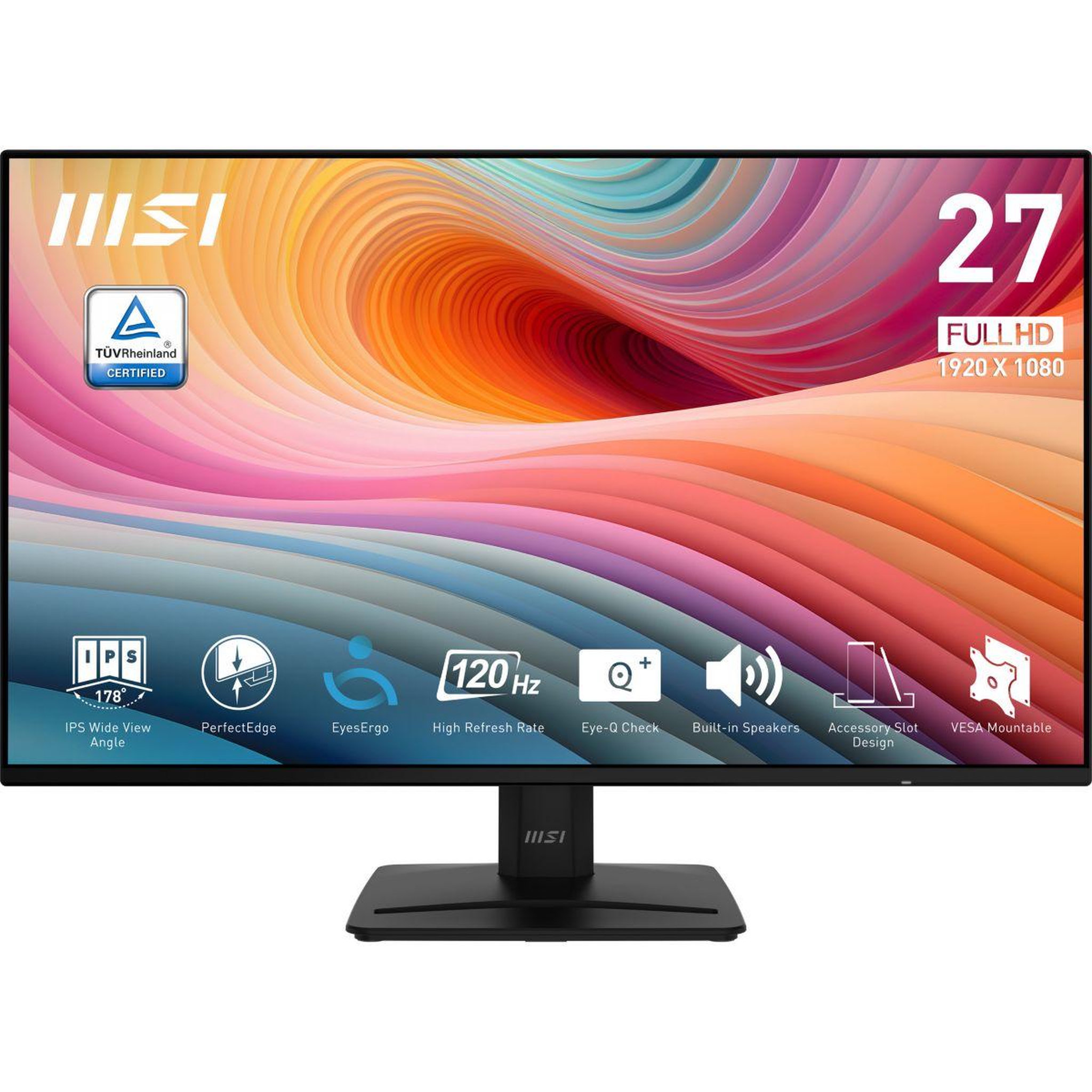 MSI Ecran pc pro mp271a e2 27'' full hd 120hz ips hdr adaptive-sync