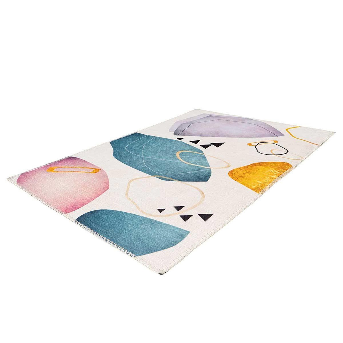 Paris Prix Tapis Tissé à Poils Plats  Picassa II  Multicolore