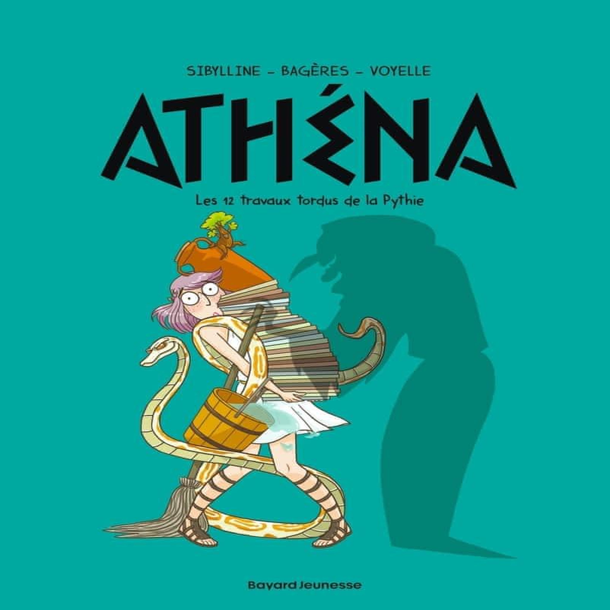 ATHENA. TOME 4, LES 12 TRAVAUX TORDUS DE LA PYTHIE, Bayard Jeunesse