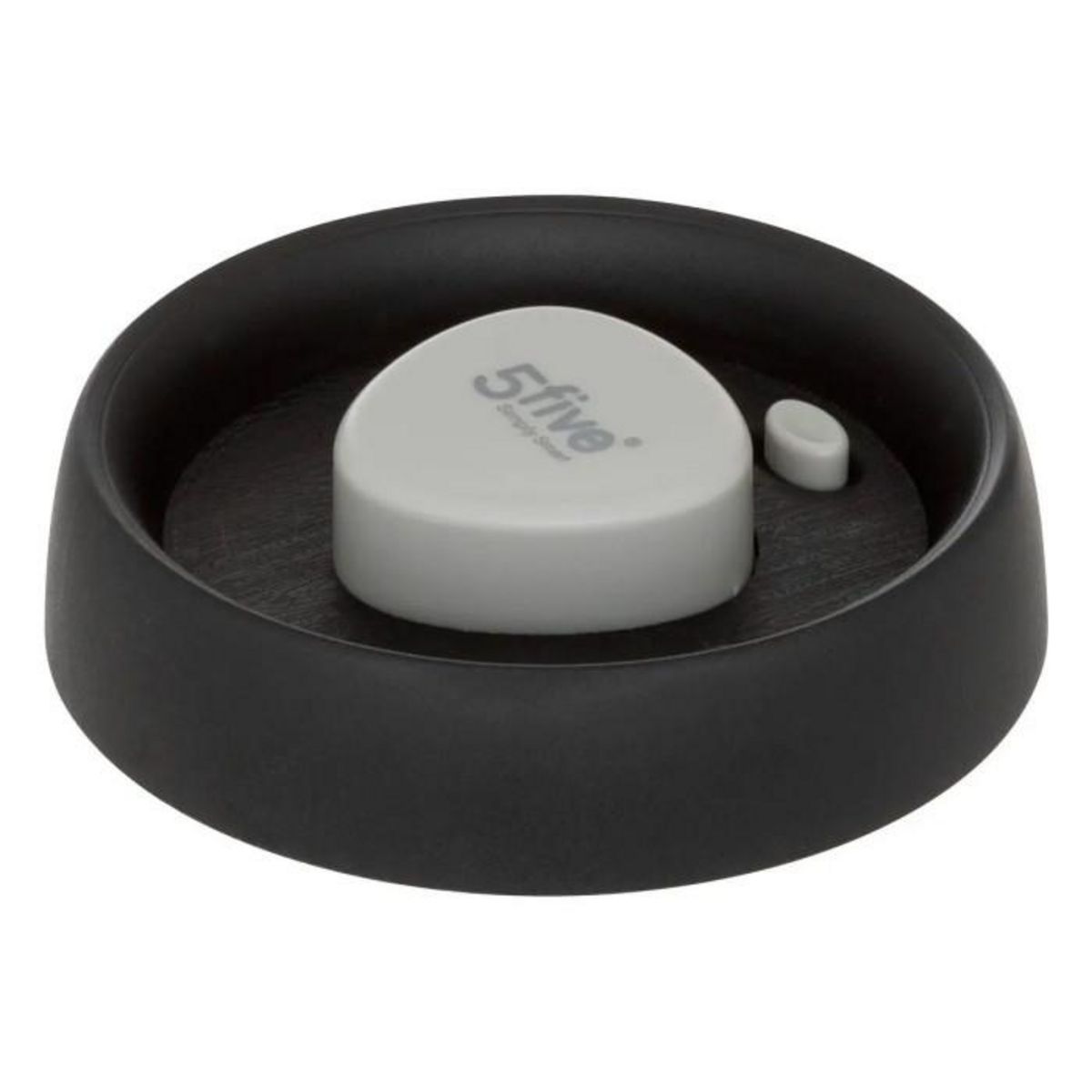 FIVE Bocal en Verre  Hermet  0,6L Transparent & Noir