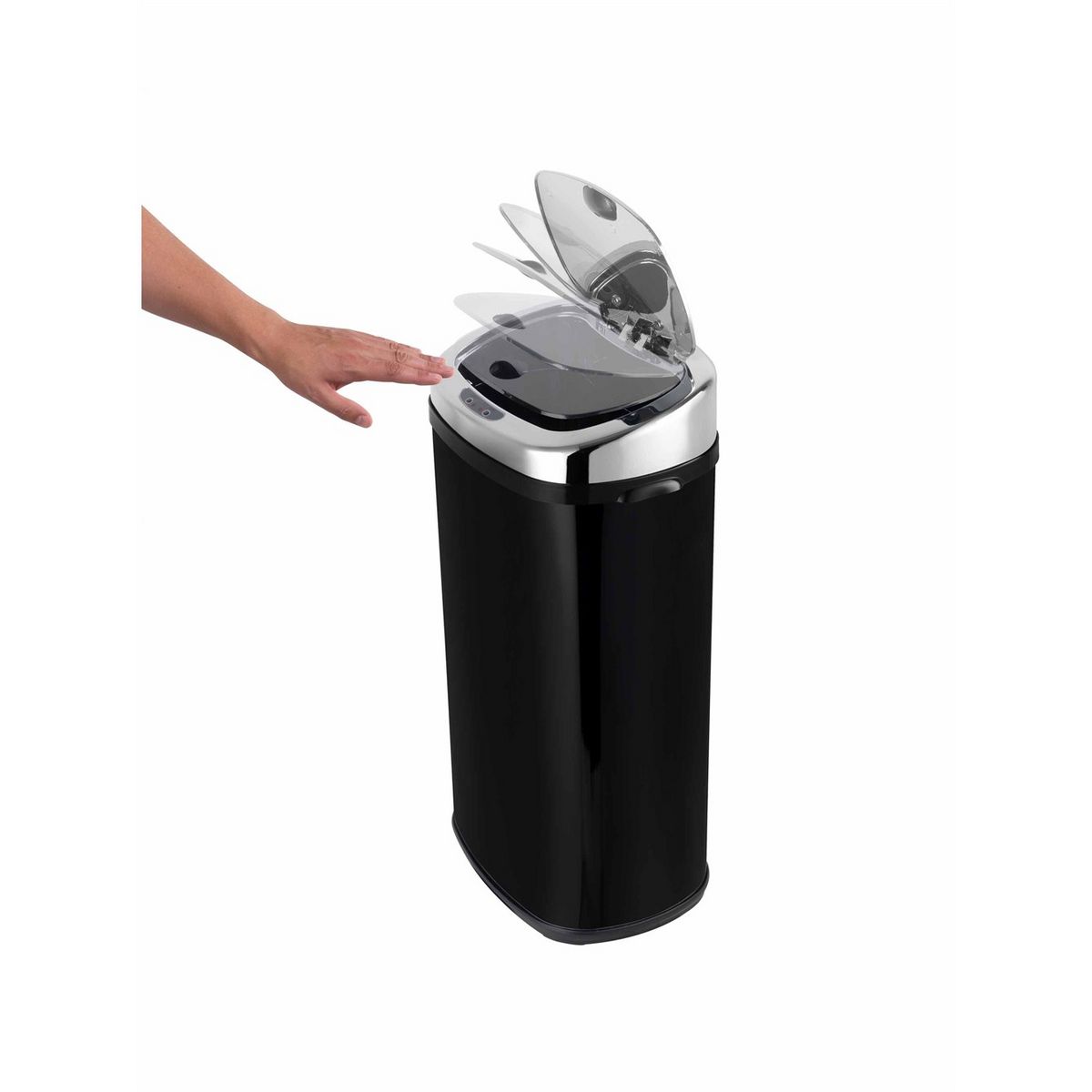 KITCHEN MOVE Poubelle de cuisine automatique 42L noir