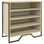 Voir la diapositive 2 : VIDAXL Armoire a chaussures chene sonoma 80x38x78 cm bois d'ingenierie