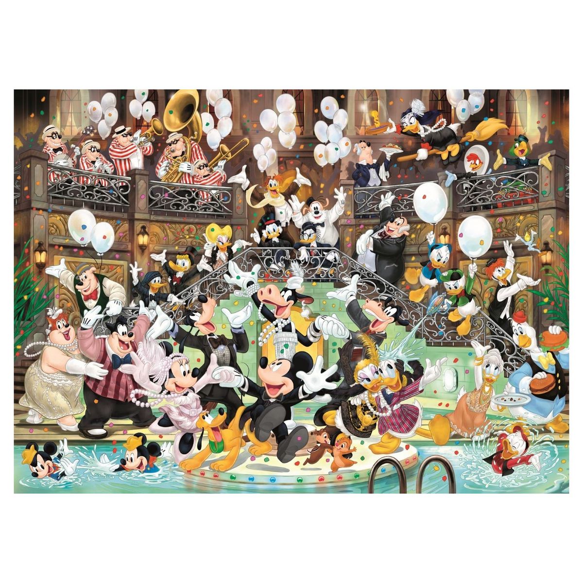 CLEMENTONI Puzzle 1000 pièces 90ème anniversaire de Mickey