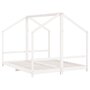 Voir la diapositive 3 : VIDAXL Cadre de lit d'enfant blanc 2x(80x200) cm bois de pin massif