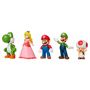 Voir la diapositive 2 : JAKKS PACIFIC Figurines Mario et ses amis x5 6cm