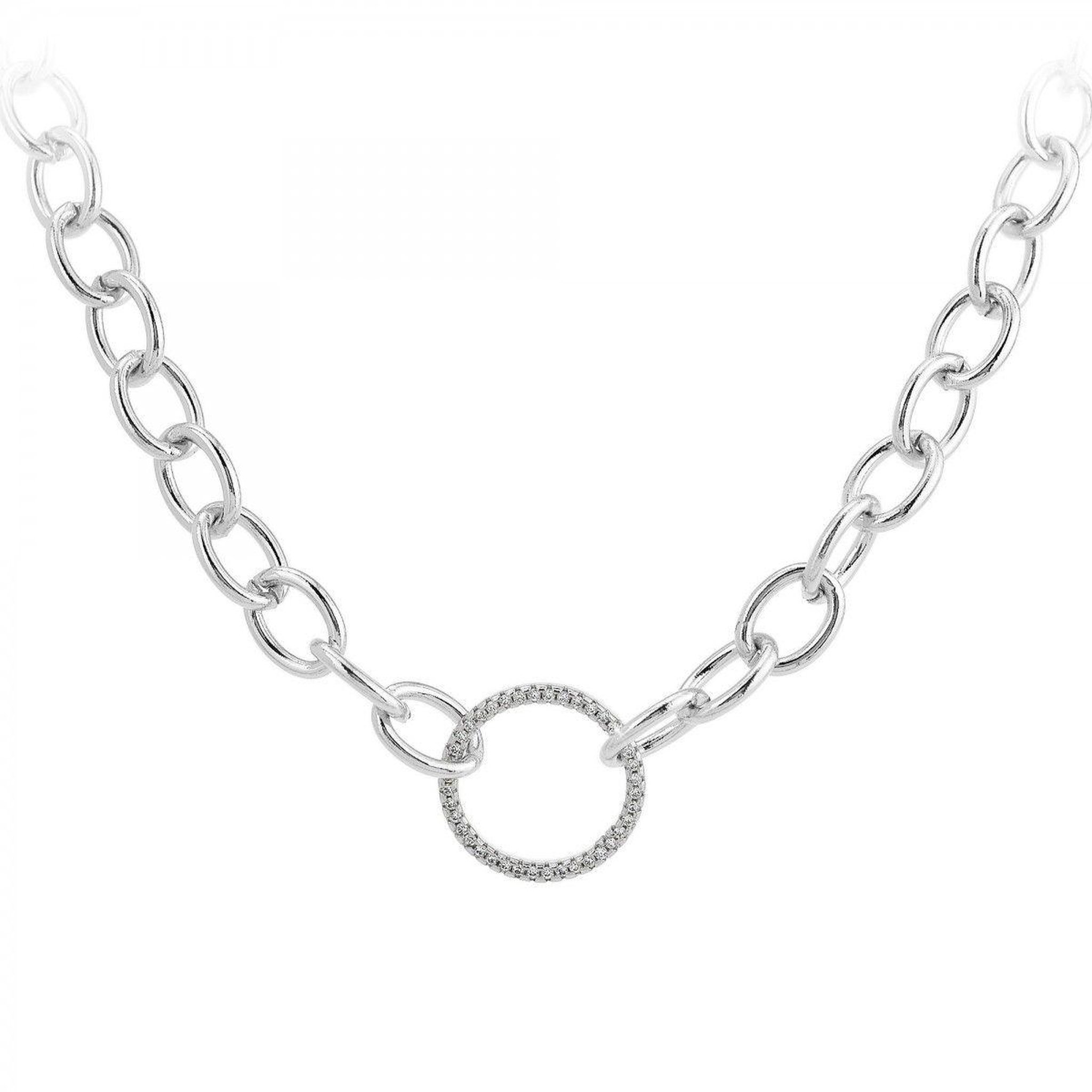 SC CRYSTAL Collier SC Crystal orné de Cristaux scintillants