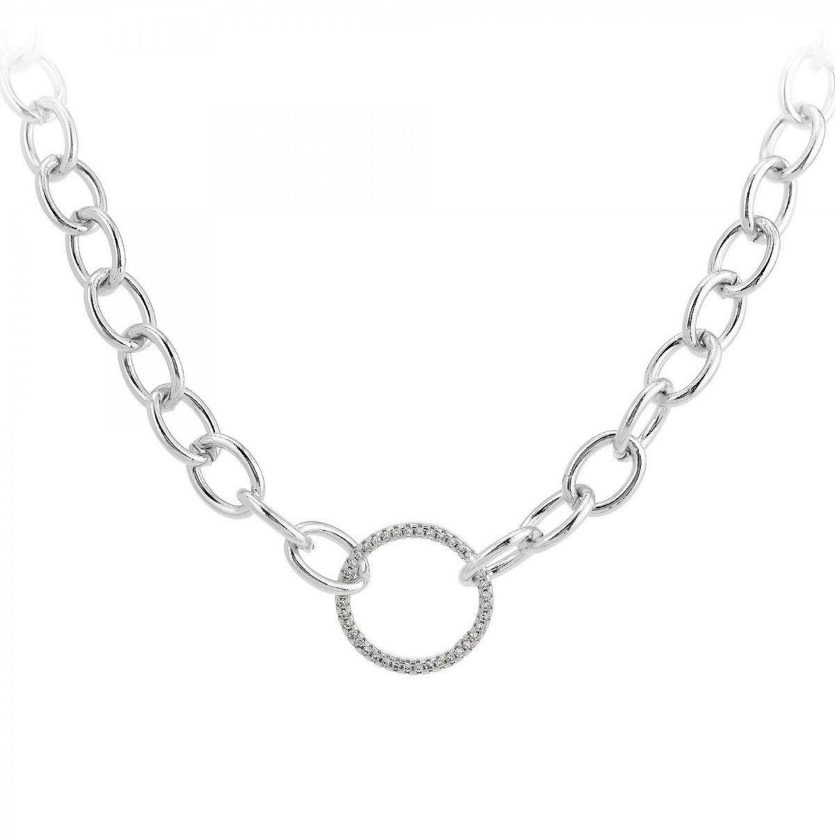 SC CRYSTAL Collier SC Crystal orné de Cristaux scintillants