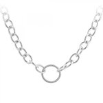 SC CRYSTAL Collier SC Crystal orné de Cristaux scintillants