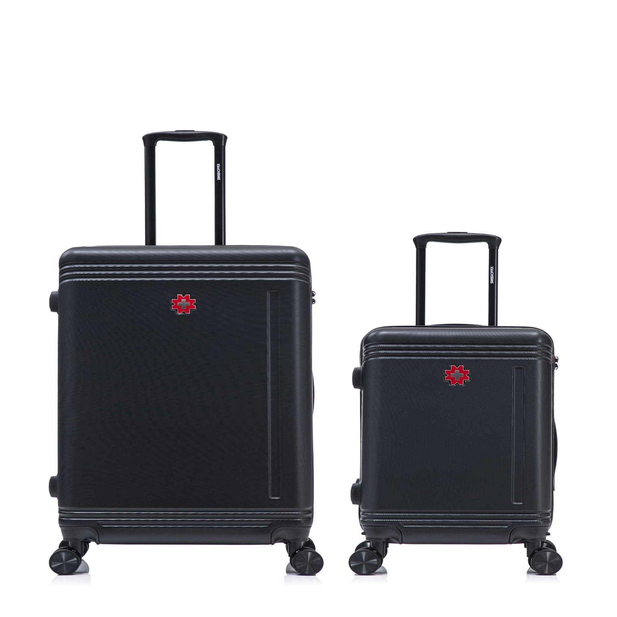 SWISS KOPPER Lot de 2 Valises Rigides Grand Format et Cabine GSTAAD