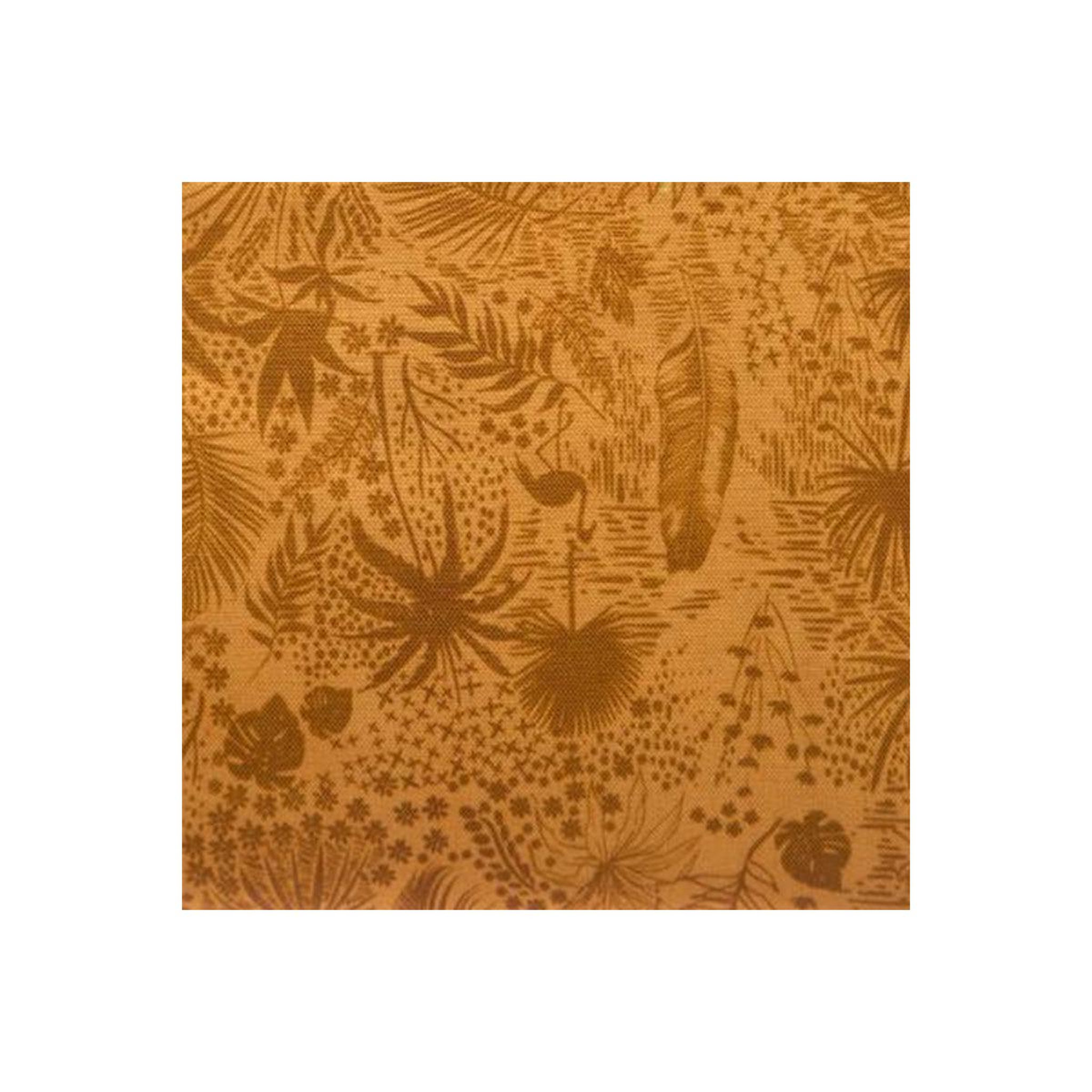 Voir la diapositive 2 : ATMOSPHERA Nappe antitache à motifs  tropikal  140x240cm ocre