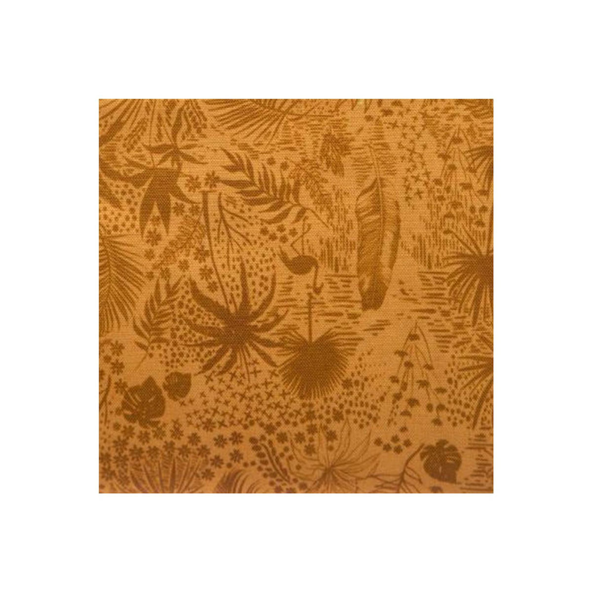ATMOSPHERA Nappe Antitache à Motifs  Tropikal  140x240cm Ocre