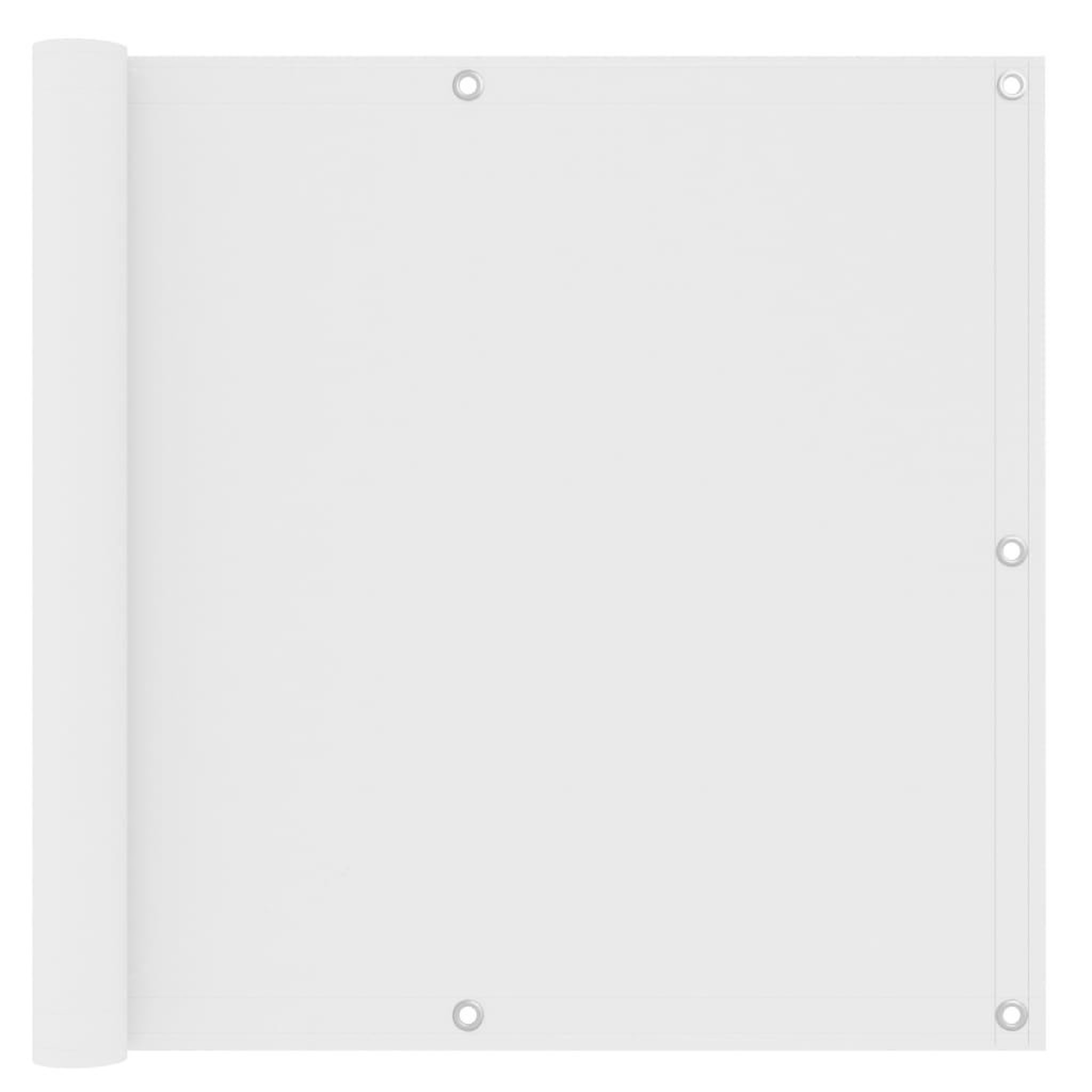 Voir la diapositive 1 : VIDAXL Ecran de balcon Blanc 90x600 cm Tissu Oxford