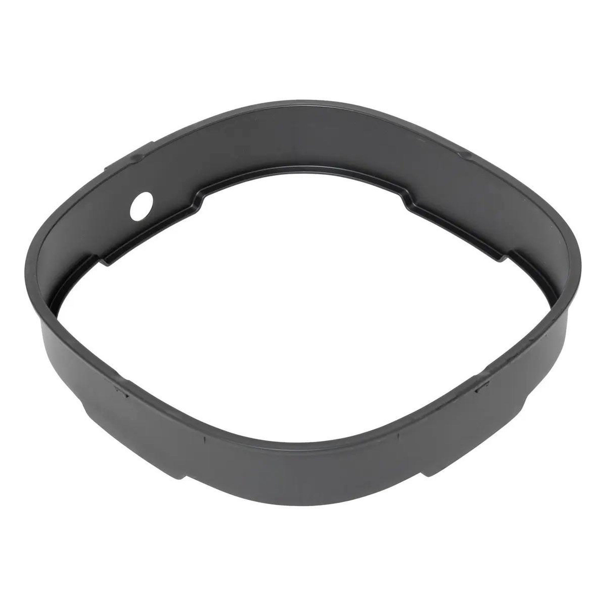 Voir la diapositive 4 : FIVE Poubelle de cuisine ouverture pression  inox  50l noir
