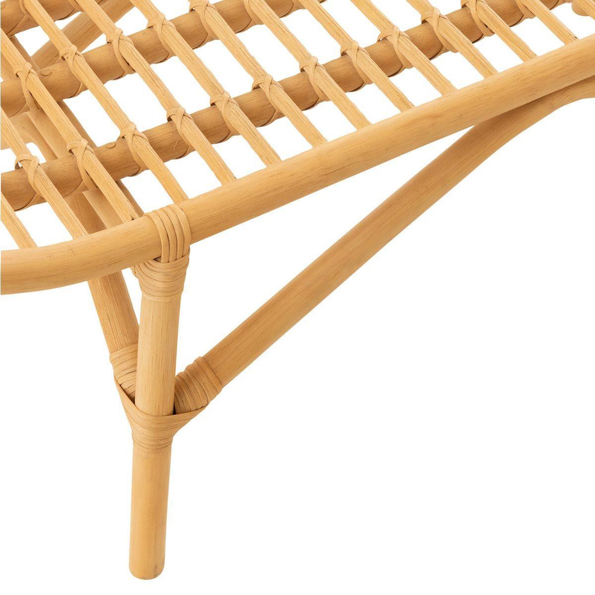 Voir la diapositive 5 : J-LINE Banc design  ana rotin  120cm naturel