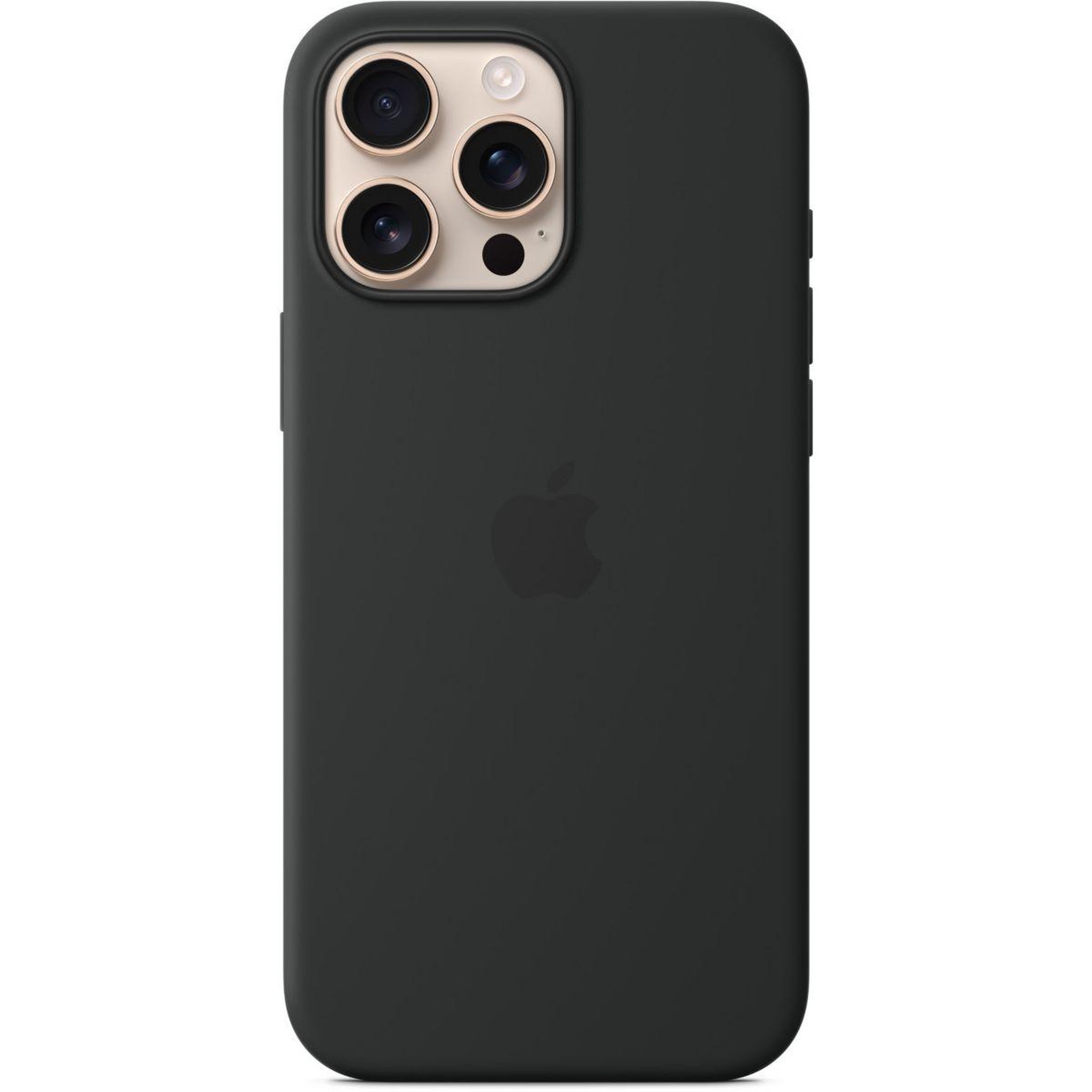APPLE Coque iPhone 16 Pro Max Noir MagSafe silicone