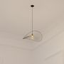 Voir la diapositive 4 : ATMOSPHERA Suspension en métal noir 58cm