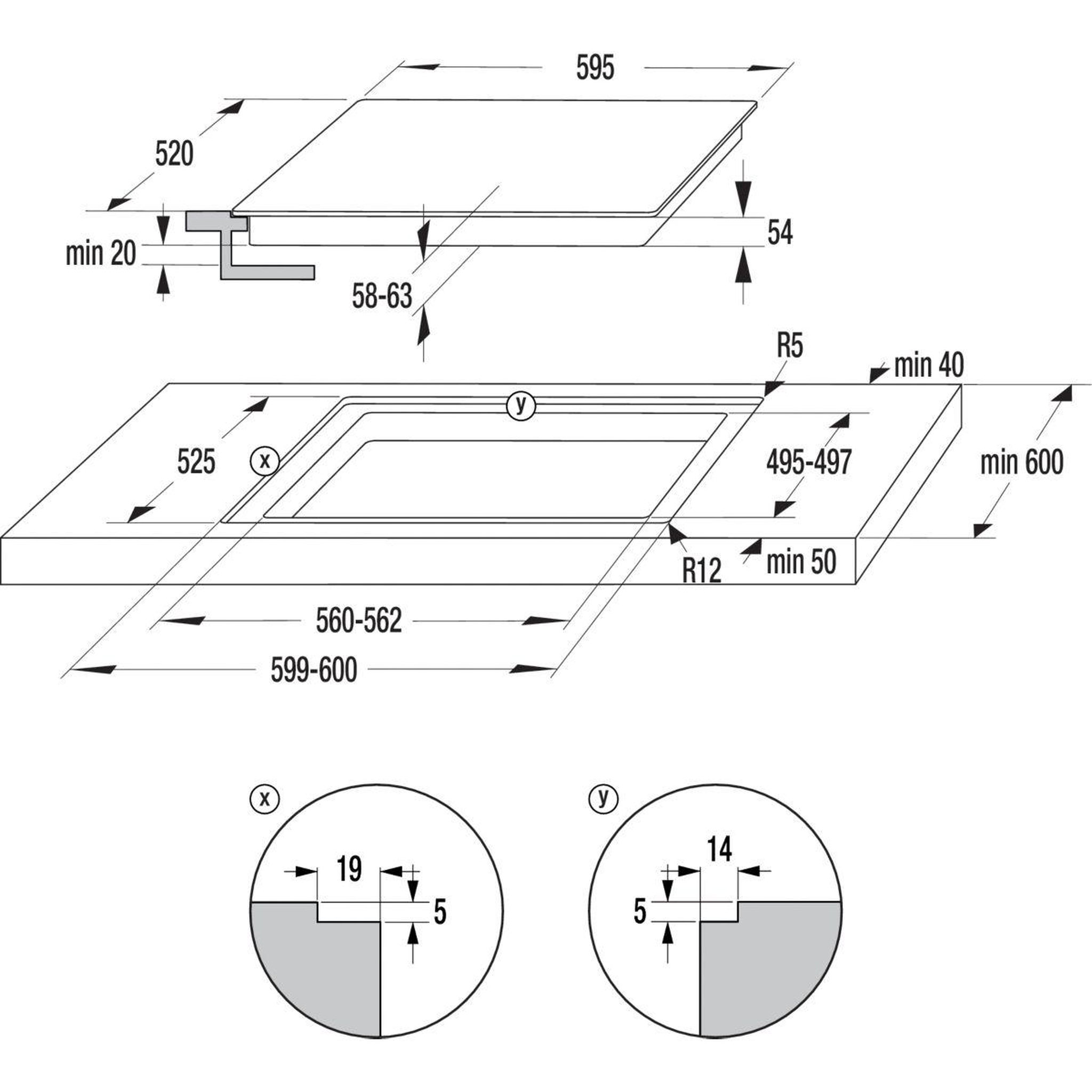Voir la diapositive 5 : Hisense Plaque induction HIC6322BSC