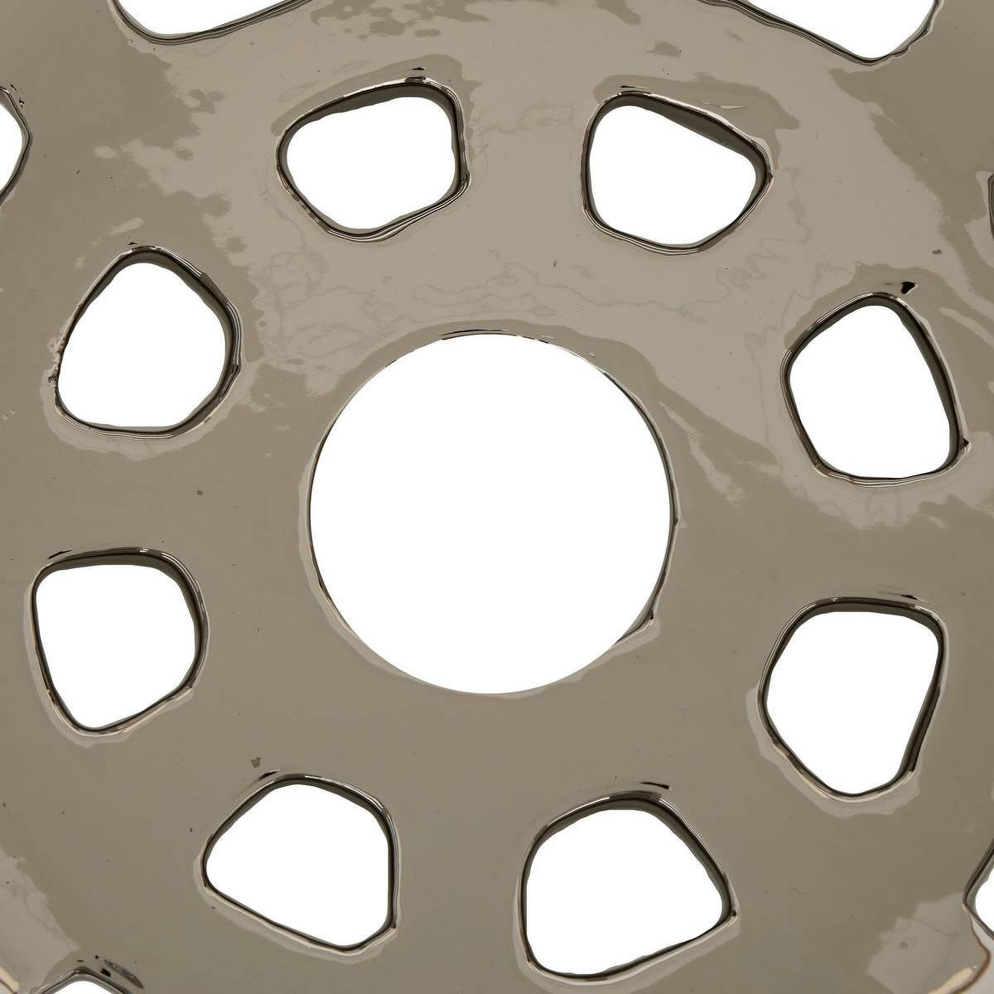 Voir la diapositive 3 : ATMOSPHERA Coupelle design en céramique  sky  29cm argent
