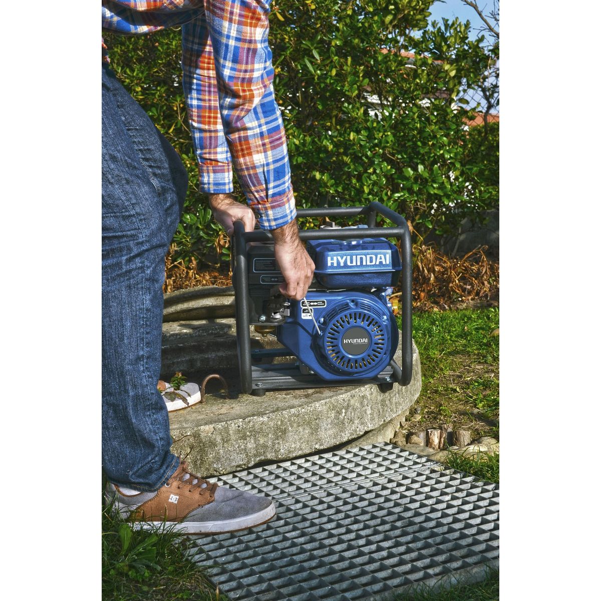 HYUNDAI Pompe à eau thermique 196 cm3 60m3/h