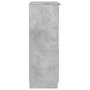 Voir la diapositive 5 : VIDAXL Armoire a chaussures Gris beton 59x35x100 cm Bois d'ingenierie