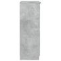 Voir la diapositive 5 : VIDAXL Armoire a chaussures Gris beton 59x35x100 cm Bois d'ingenierie