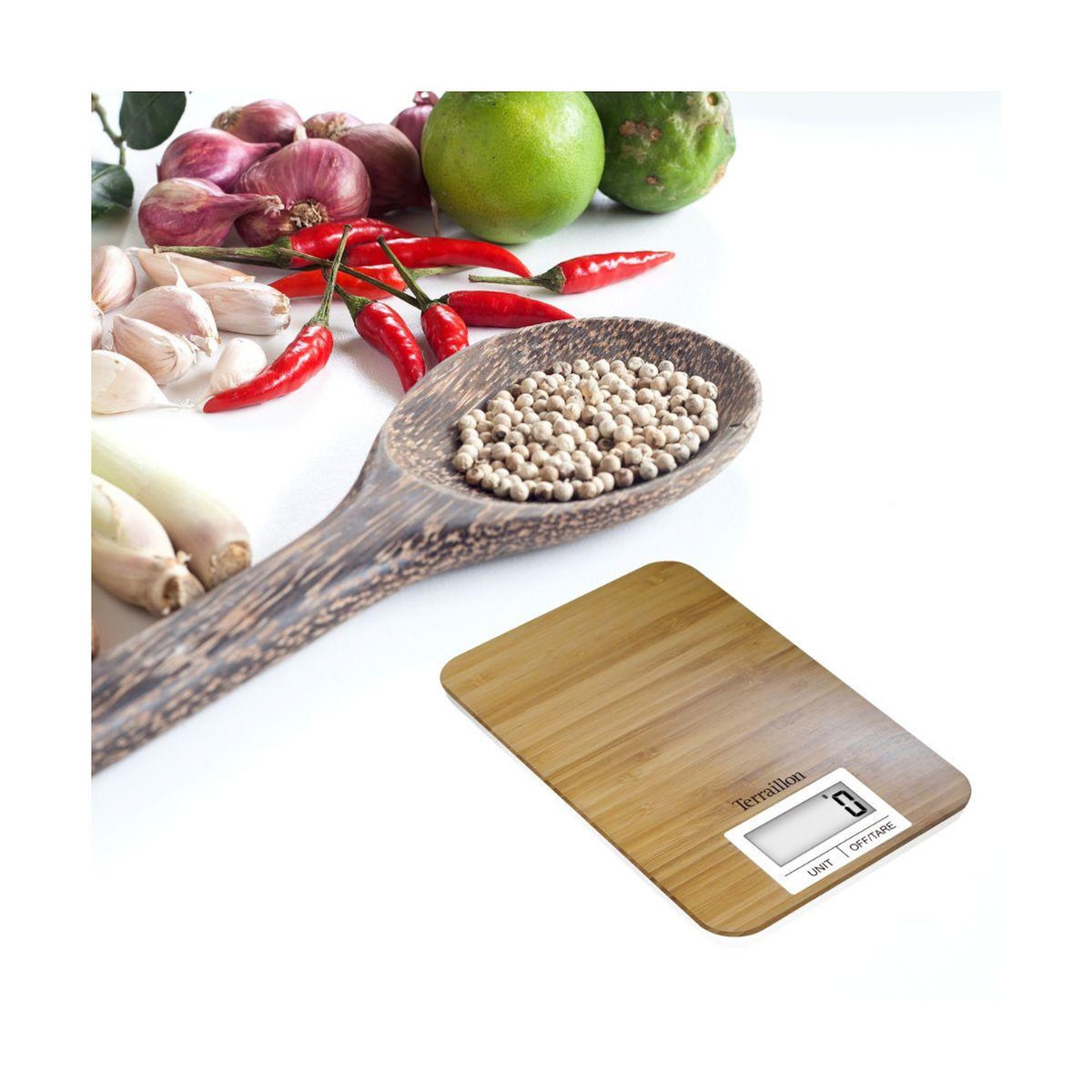 Terraillon Balance de cuisine BAMBOO