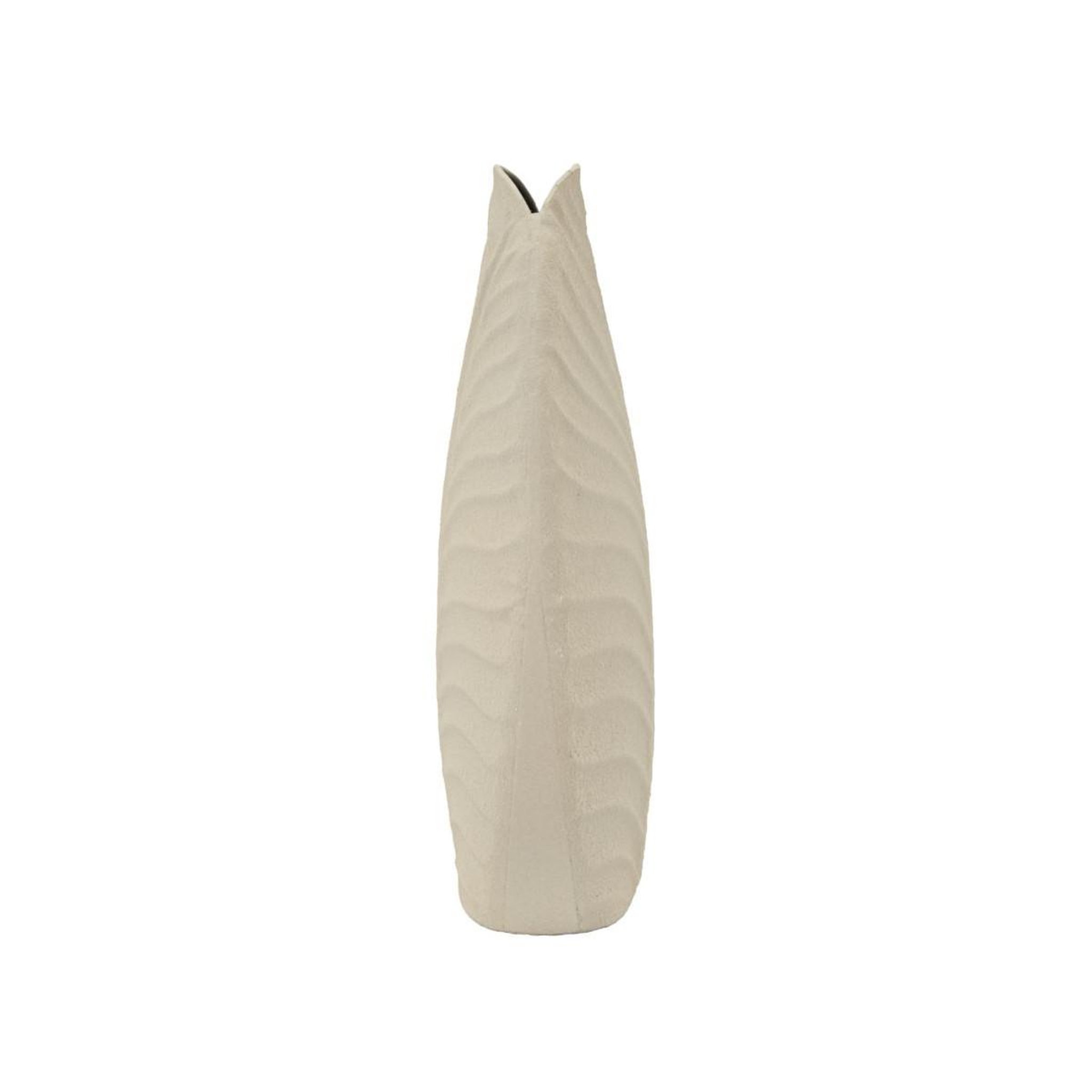 Voir la diapositive 2 : Paris Prix Vase design  dune  29cm crème